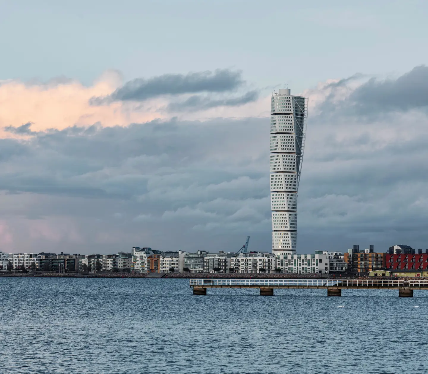 Mysig vintergata i Malmö