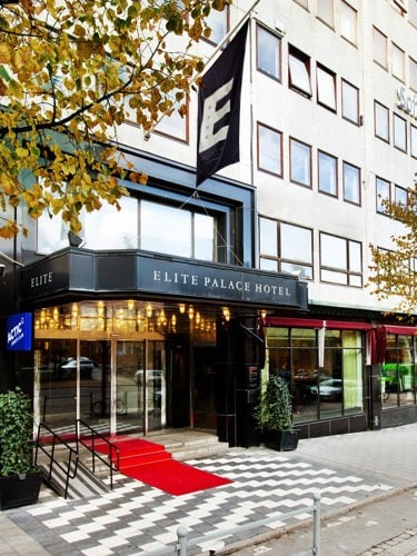 Ingång på Elite palace hotel
