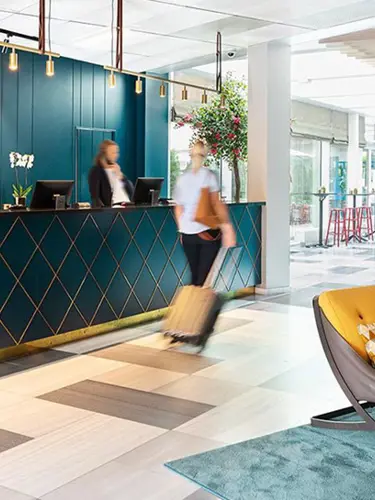 Reception i Uppsala.