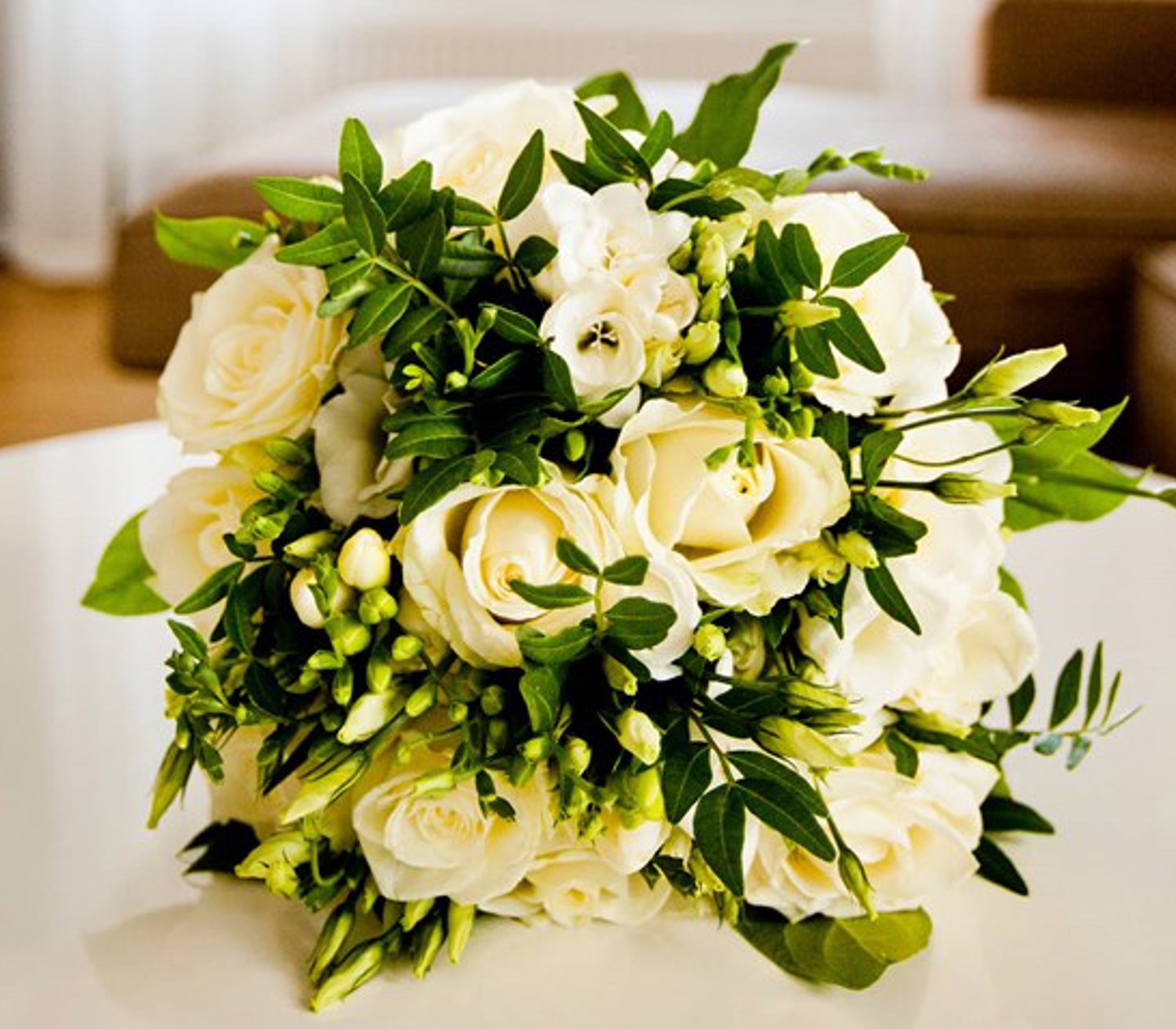 Beautiful wedding bouquet 