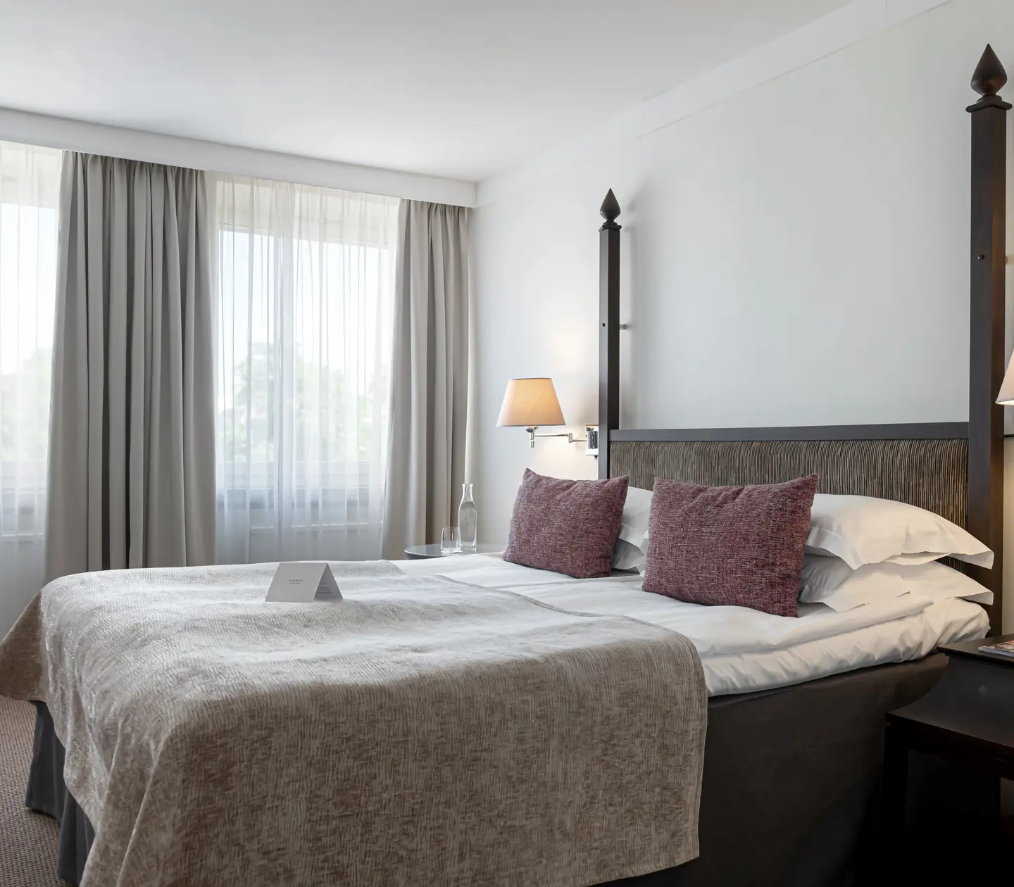 Double room with a lovely double bed