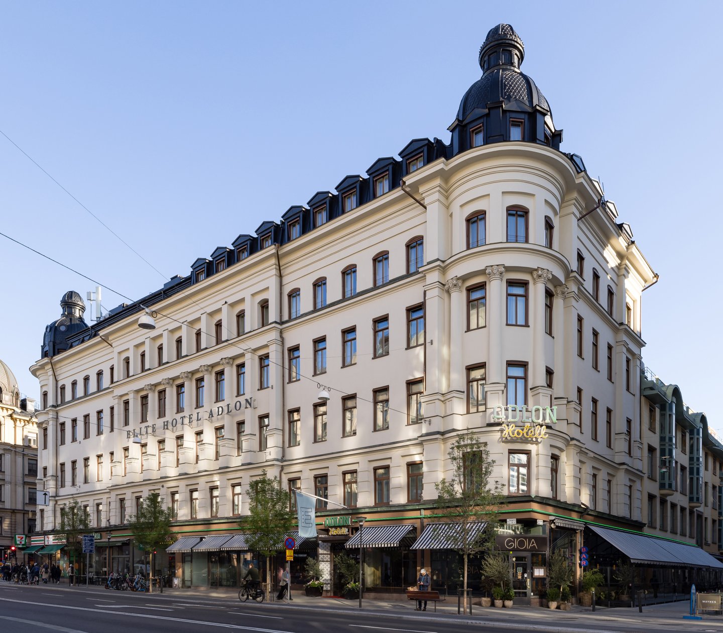 Fasaden på Elite Hotel Adlon, Stockholm