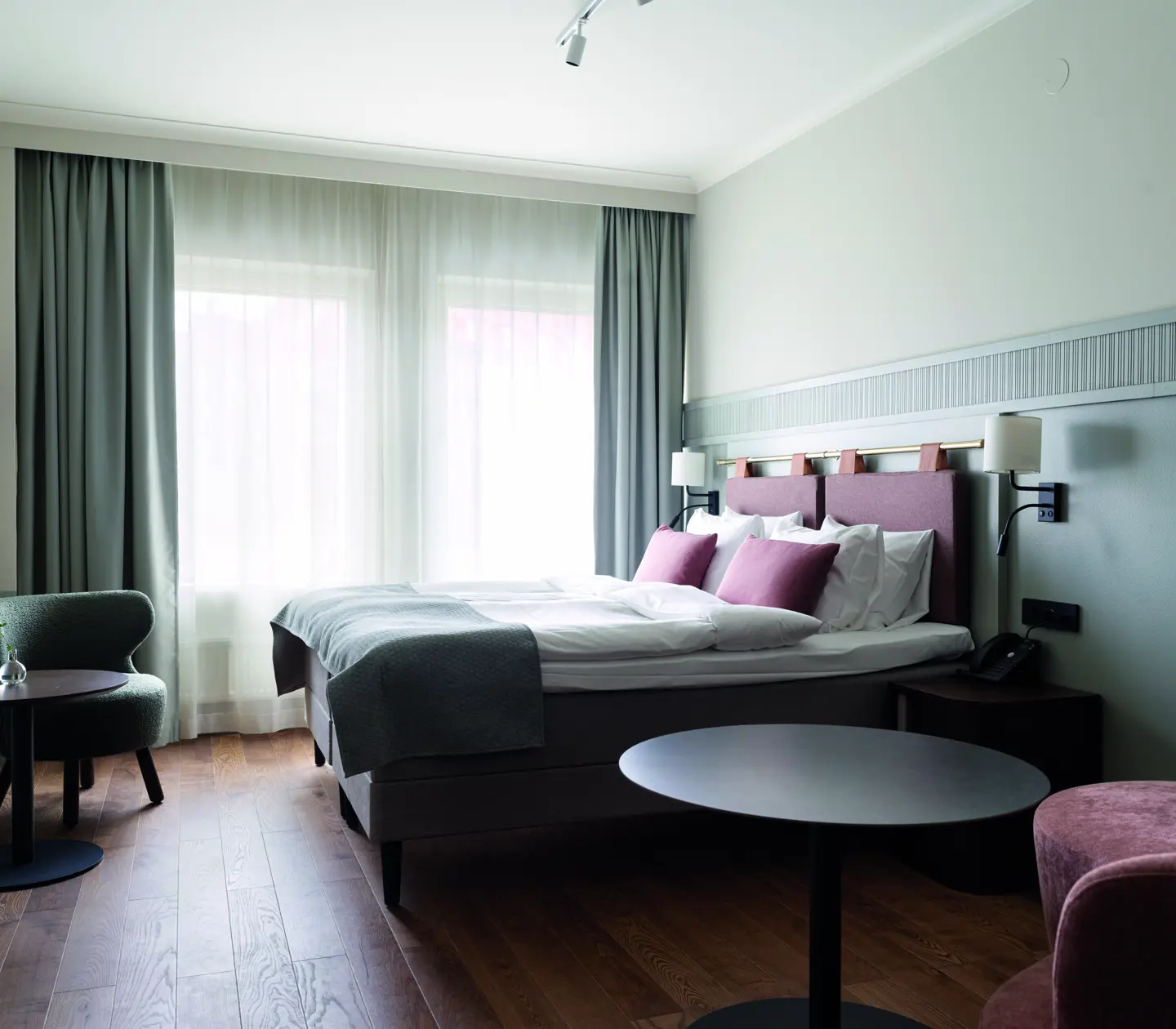 Part of a room at the Elite Hotel Palace in Stockholm