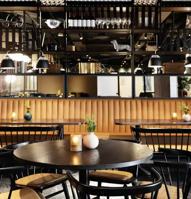 Restaurant at Elite Hotel Palace in Stockholm