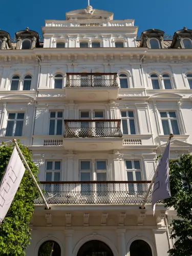 Entrance to a grand building