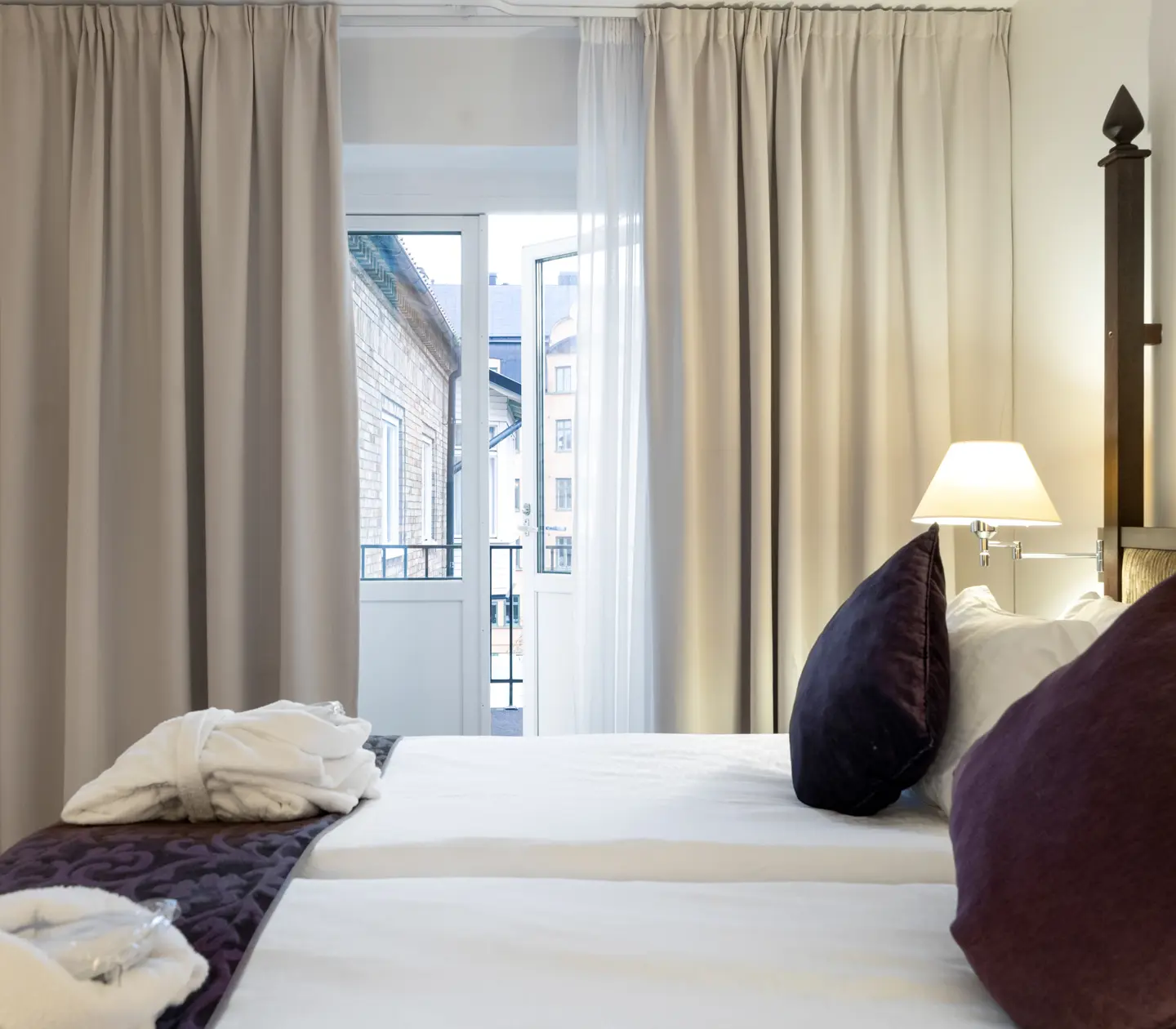 Nice hotel room at Elite Hotel Arcadia in Stockholm