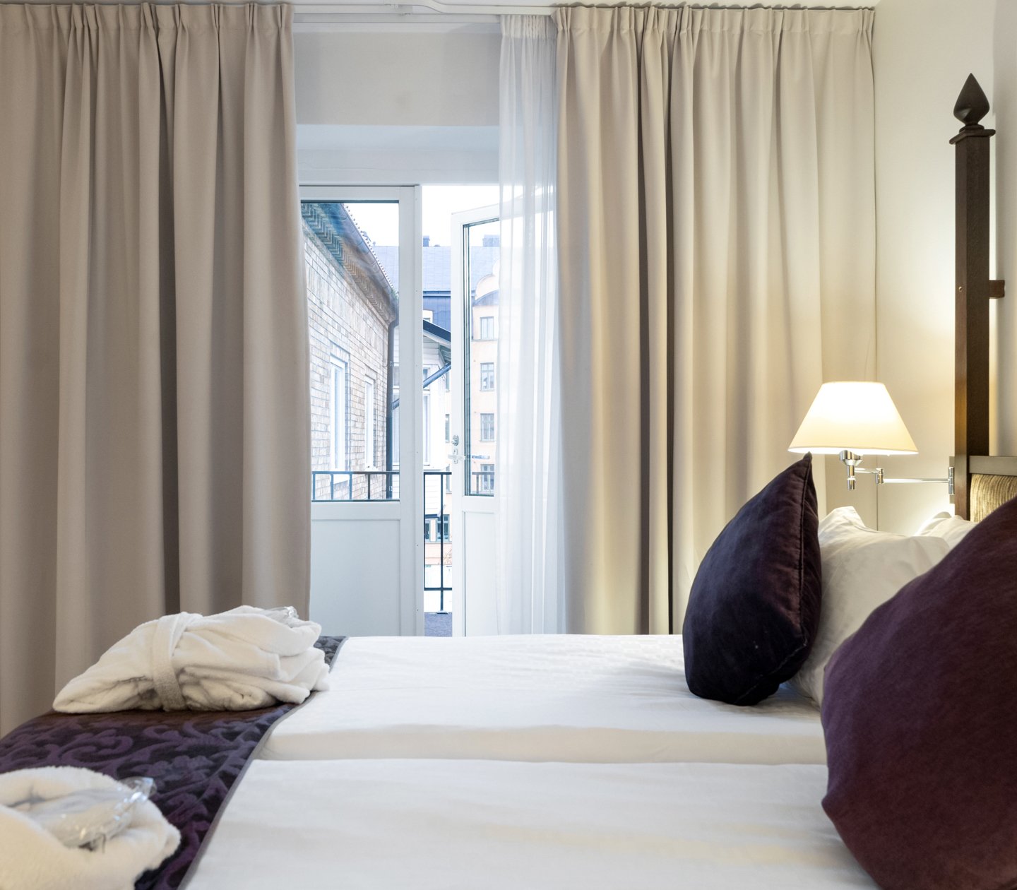 Fint hotellrum på Elite Hotel Arcadia i Stockholm