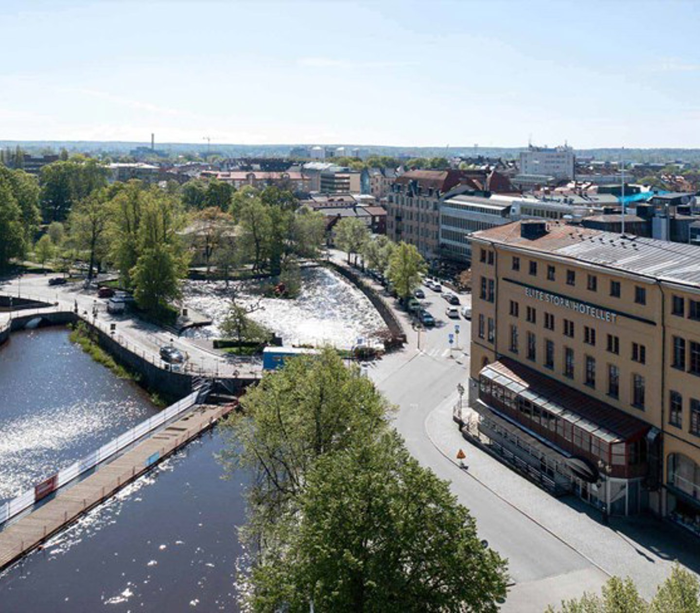 Utsikt över en del av Örebro