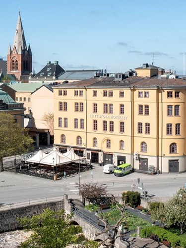 Vy över Elite Stora Hotellet i Örebro