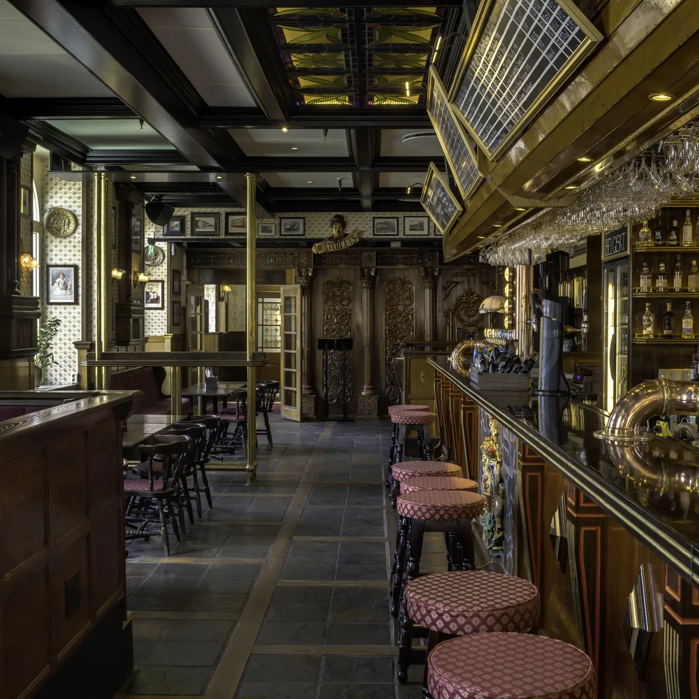A british-style bar