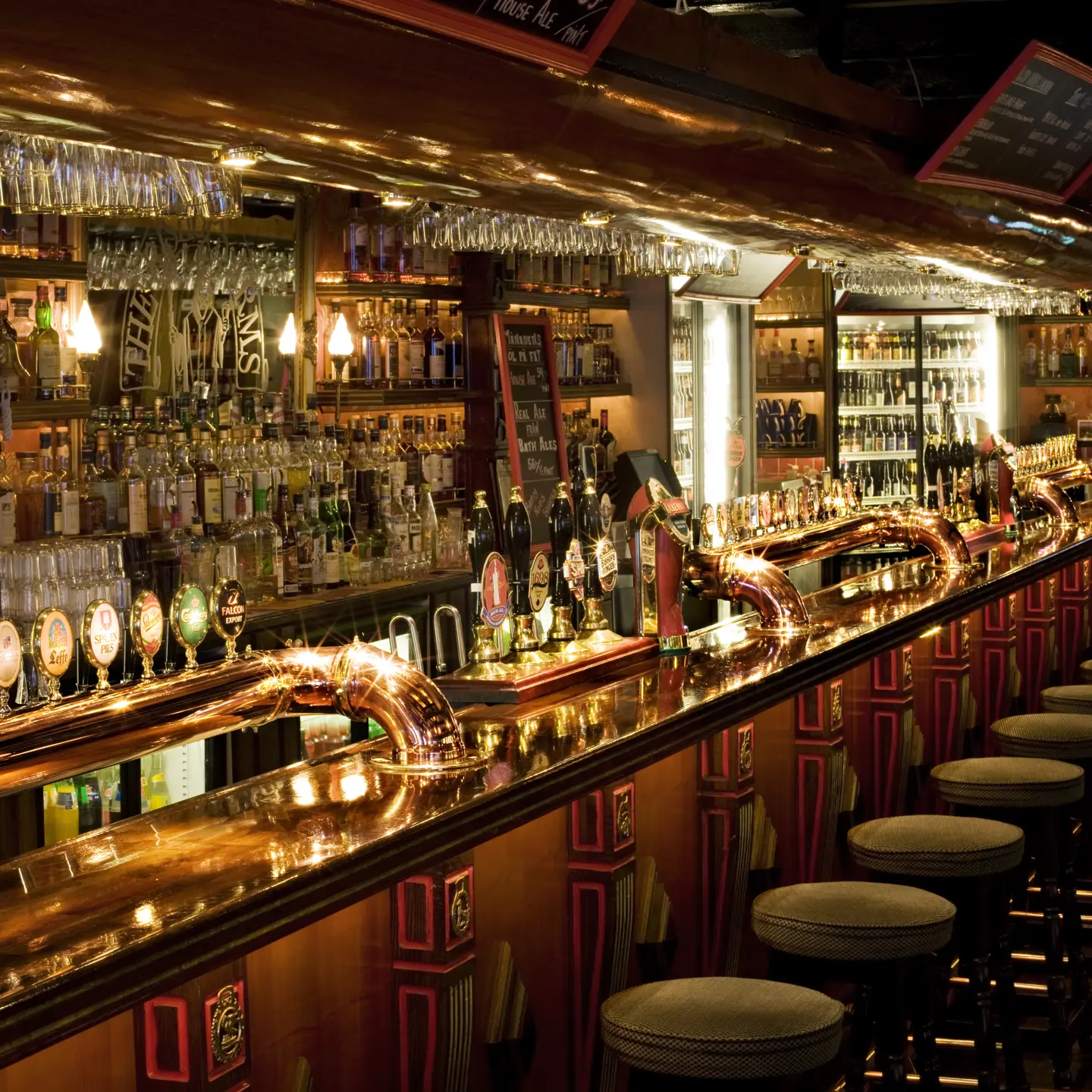 En bar med brittisk stil