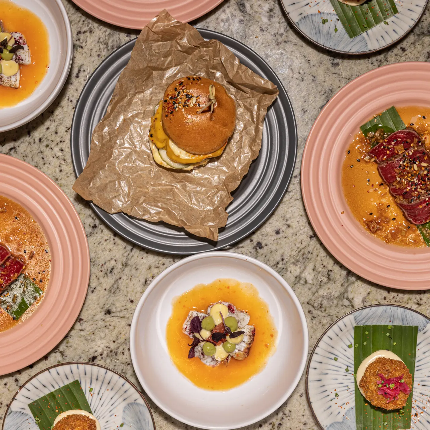 Asian medium-sized dishes